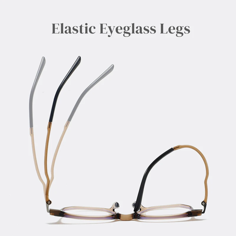 KOCOLIOR Ultralight TR90 Polygonal Anti Blue Light Reading Glasses for Men Women High Quality Photochromic Presbyopia Glasses