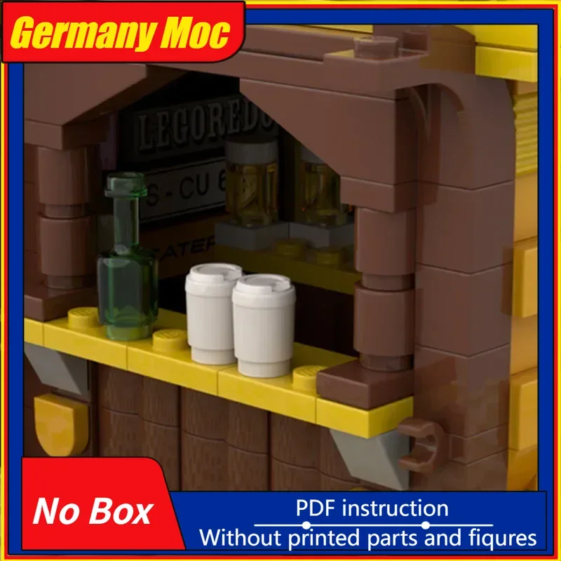 Moc Building Bricks Street View Model Surf Shop And Bar Technology Modular Blocks Gifts Toys For Children DIY Sets Assembly