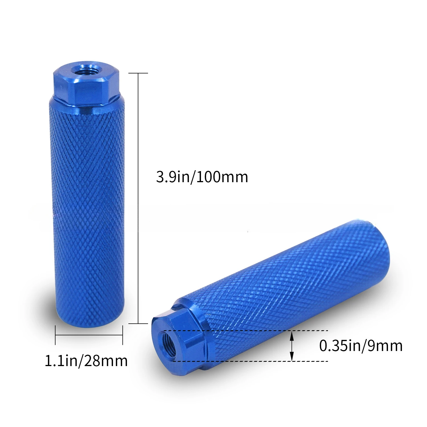 2pcs Bike Pegs, Aluminum Non-Slip Lead Footrests, Mountain Bike BikeRear Stands bicycle pedals accessories