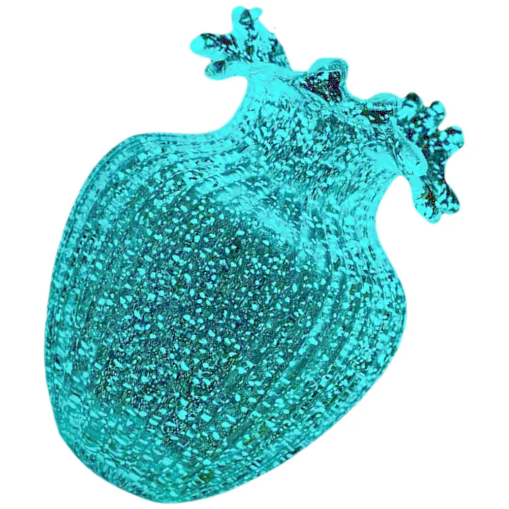 

Glass Vase Luminous Waves Mouth Simple Design Practical Flat Bottom Stable Stand Desktop Adornment Hydroponic Plants