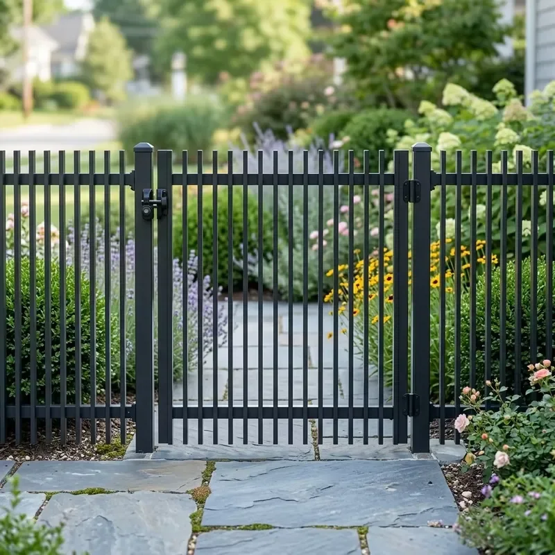 Simple and Elegant Aluminum Alloy Fence, Easy to Install and Suitable for Low-cost Fence in the Outer Courtyard