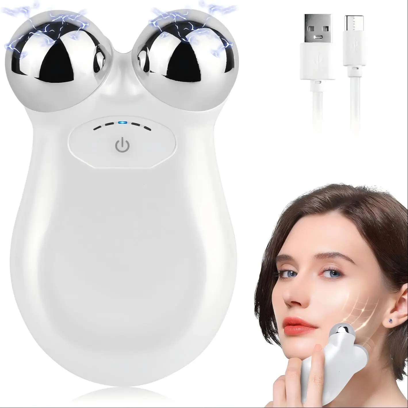 

Многофункциональный микротоковый массажер 5 в 1 для лифтинга лица, коррекции овала, омоложения кожи, V-образный массажер для лица, подарок для ежедневного ухода за кожей