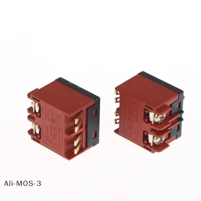 【S】1/2/5個プッシュボタンスイッチアングルグラインダースイッチ交換部品6-100ポリッシャーアングルグラインダーアクセサリー電動工具用