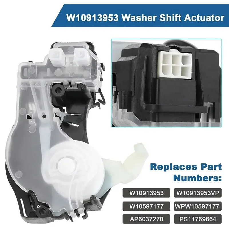 W10913953 Washing Machine Shift Actuator Household Washer Gear Shifter Control Replacement Repair Parts