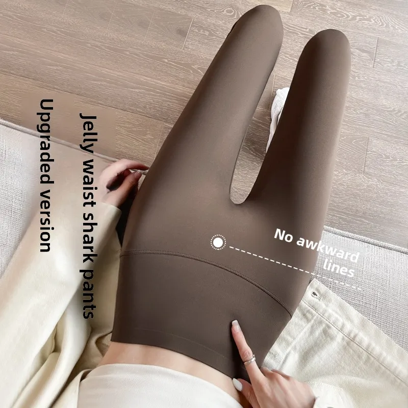 

Женские облегающие брюки для йоги с высокой талией цвета карамели, базовый слой, дизайн «Ark Skin», осенние спортивные повседневные брюки