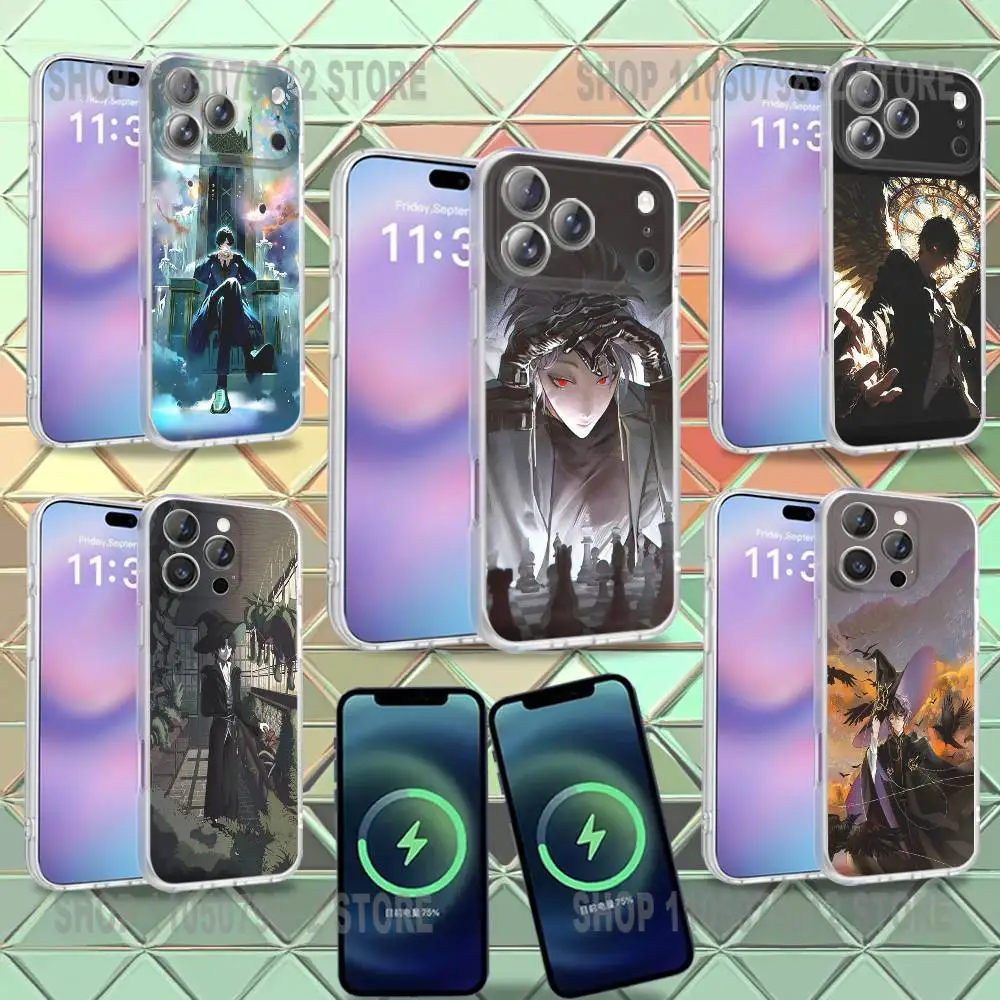 

L-Lord of M-Mysteries Phone Case For iPhone 16,14,11,17,13,15,12,Air,Plus,Pro,Max,E,Mini Frosted for MagSafe Magnetic
