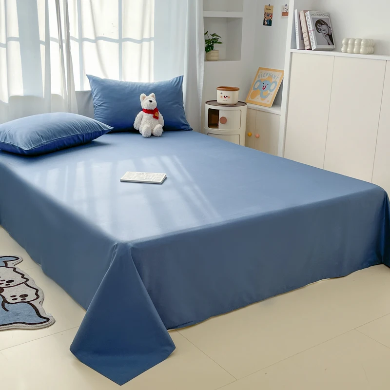 1 single bed/double bed/king-size bed/all-cotton sheet, suitable for mattresses of all sizes (excluding pillowcases)