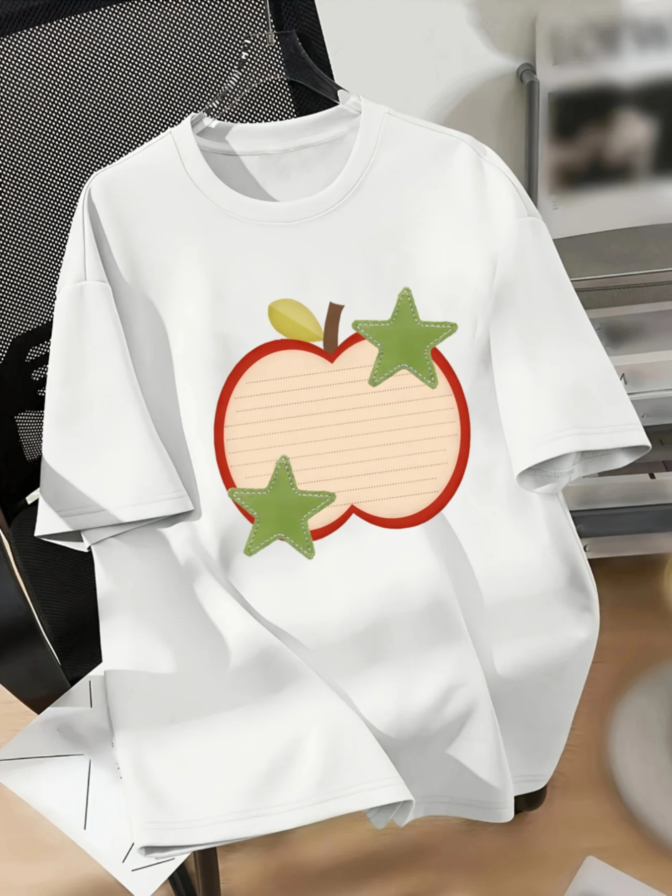 

Женская повседневная футболка с милым мультяшным рисунком и коротким рукавом, повседневная одежда, уличная одежда в стиле Харадзюку с забавным принтом и рукавами