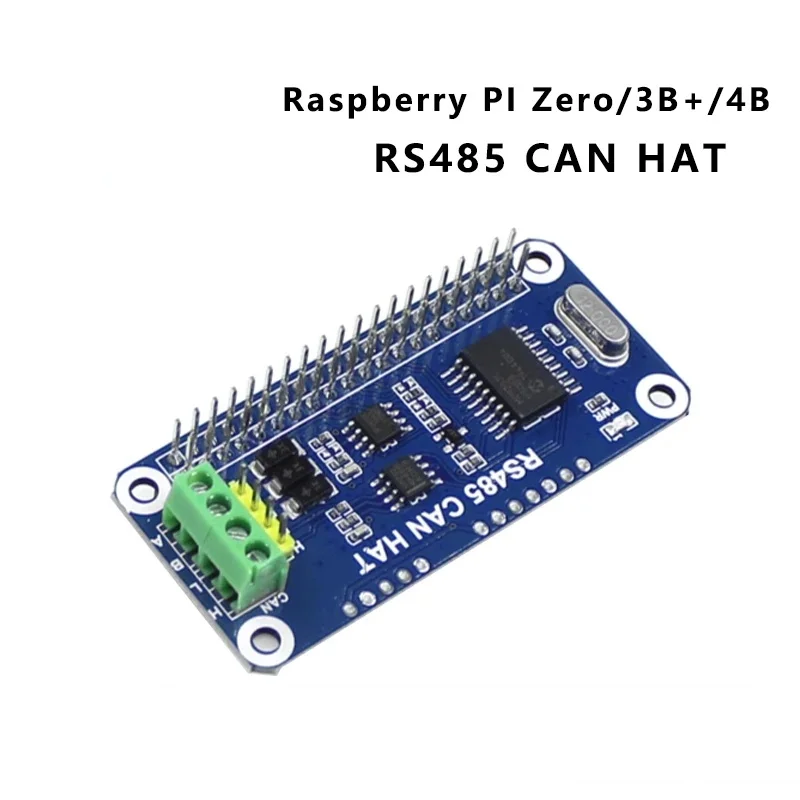 Модуль CAN-шины RS485 CAN HAT MCP2515, плата расширения HAT для Raspberry Pi 3 Model B+, 3B Plus, 4, 4B, Zero