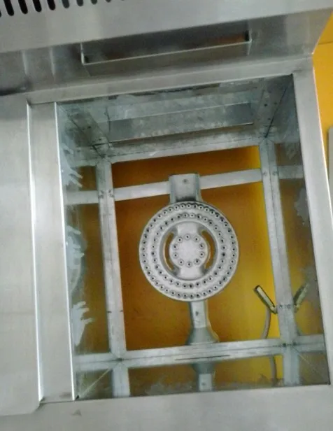 새로운 디자인 상업용 스테인레스 스틸 테이블 탑 칩 에어 가스 더블 프라이어