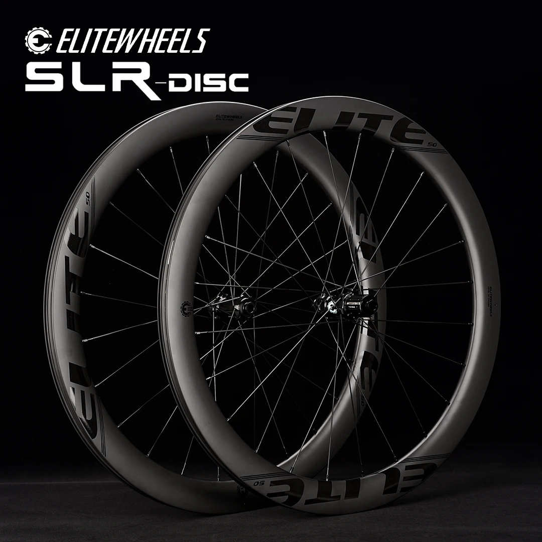 

ELITEWHEELS SLR Disc Brake Carbon Road Bike Wheels RD13 Ratchet System 36T Clincher Tubeless 700c Cyclocross Wheels