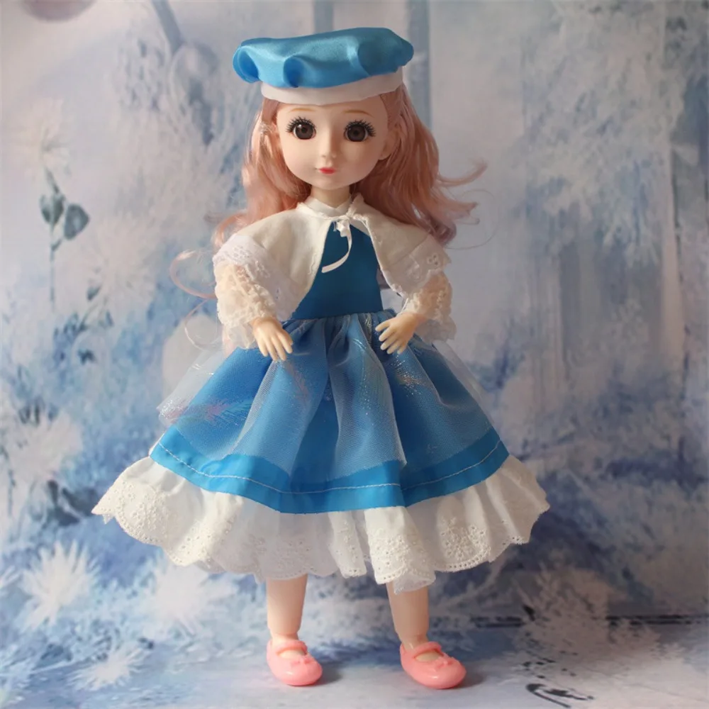 

Платье Кукла Сферический Шарнир 32 см Bjd Кукла Одевание 3D Глаза Шарнирная Кукла Милые Красочные 1/6 Bjd Куклы Малыш