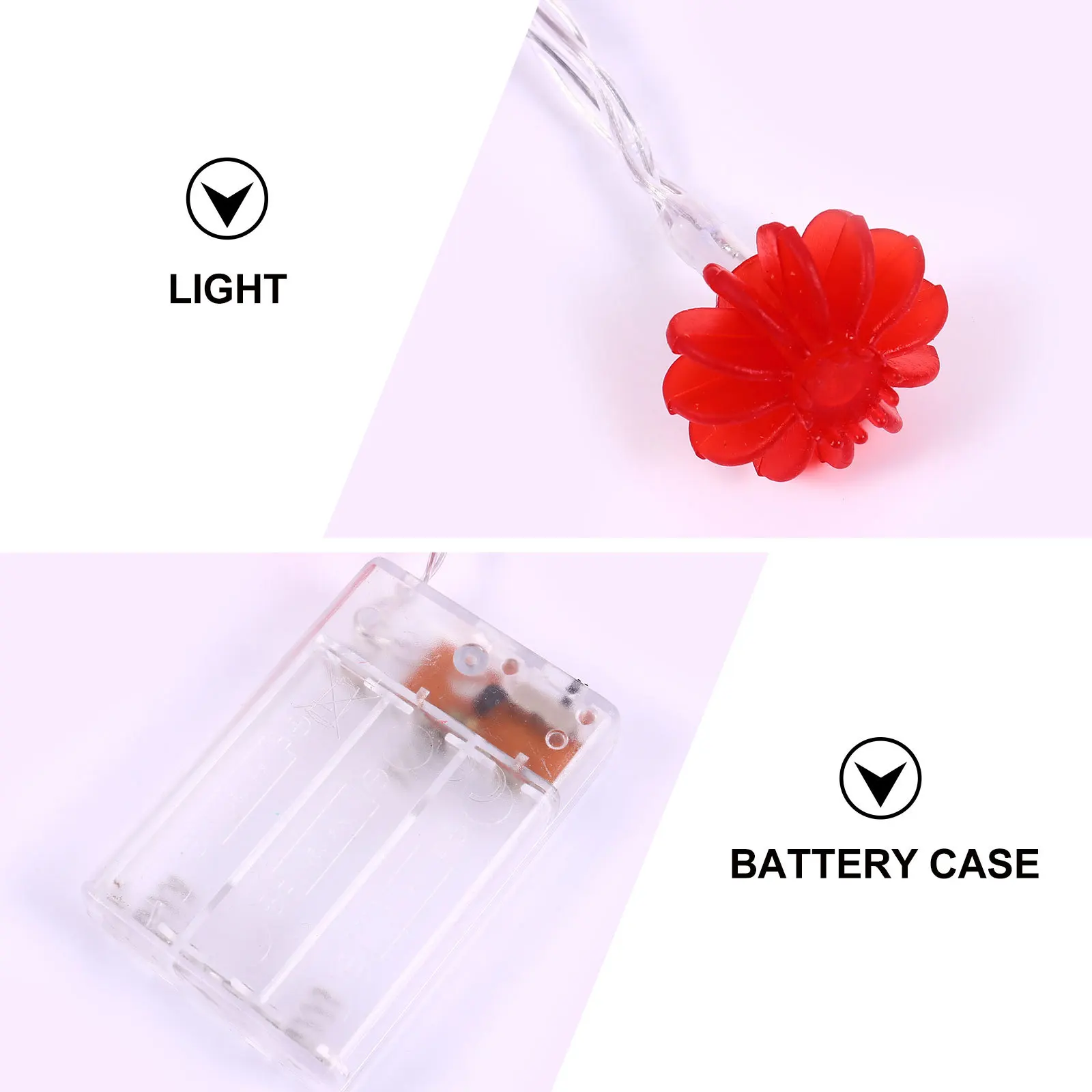 

1pc Red Lantern Led Light String Chinese Themed Party Decor Hanging Festival Lights For Indoor Outdoor New Year Celebration