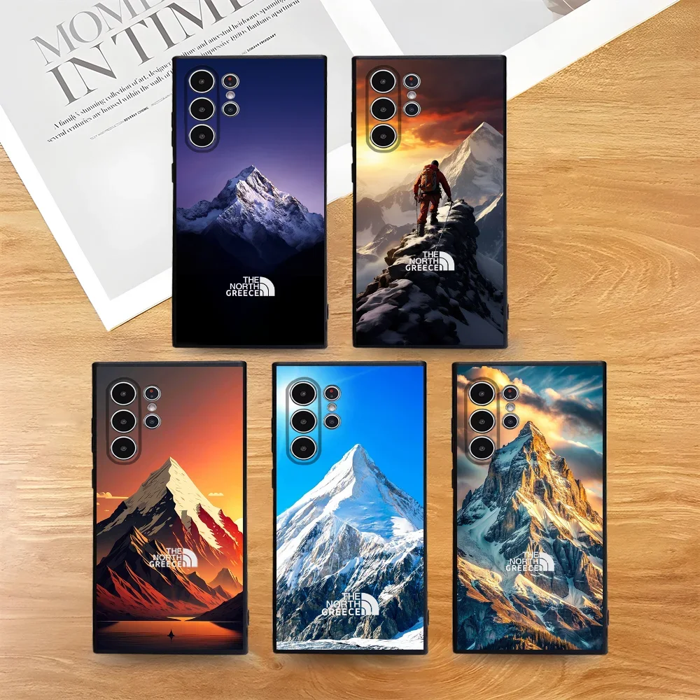 เคสโทรศัพท์ลายแฟชั่น The Peaks To The North Of Passion สำหรับ Samsung S Series S21 S22 S23 S24 S25 FE Plus Ultra TPU นุ่มสบายผิว