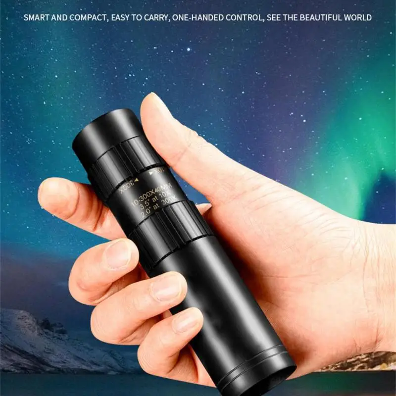 10-300X40 HD Zoom Mobile Phone Lens for iPhone Samsung Monocular Telescope Portable High Quality Take Photo for Camping Hunting