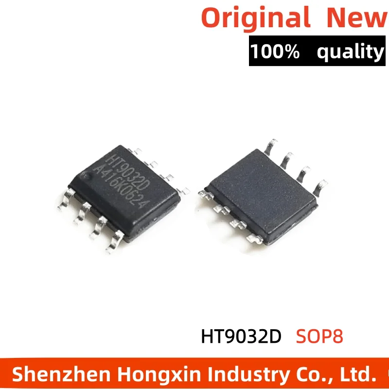 

10 pieces of HT9032D SMT SOP8 HT9032 telephone display chip FSK decoding IC