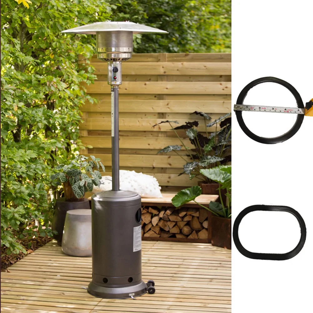 4X Outdoor Umbrella Heater Silicone Bucket Ring Gaskets for Courtyard Heater Weather Resistant Insulation Accessories