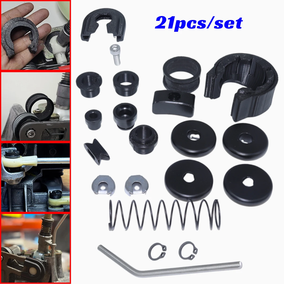 

Upgrade Bushing Kit for Seat Alhambra Cordoba Ibiza Leon 1M Arosa 6H Gearbox Shifter Lever Adjuster Selector Linkage Accessories
