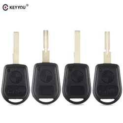 EllYYOU-Coque de clé de voiture à distance pour BMW, 2/3 boutons, E31, E32, E34, E36, E38, E39, E46, Z3, Z4