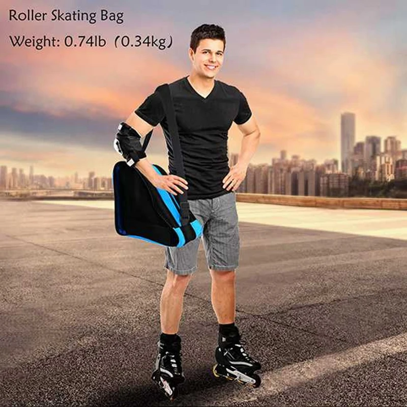 Skate Bag Roller Skate Bag, Skate Bag Fits Quad Skates, Inline Skates And Most Roller Skate Parts