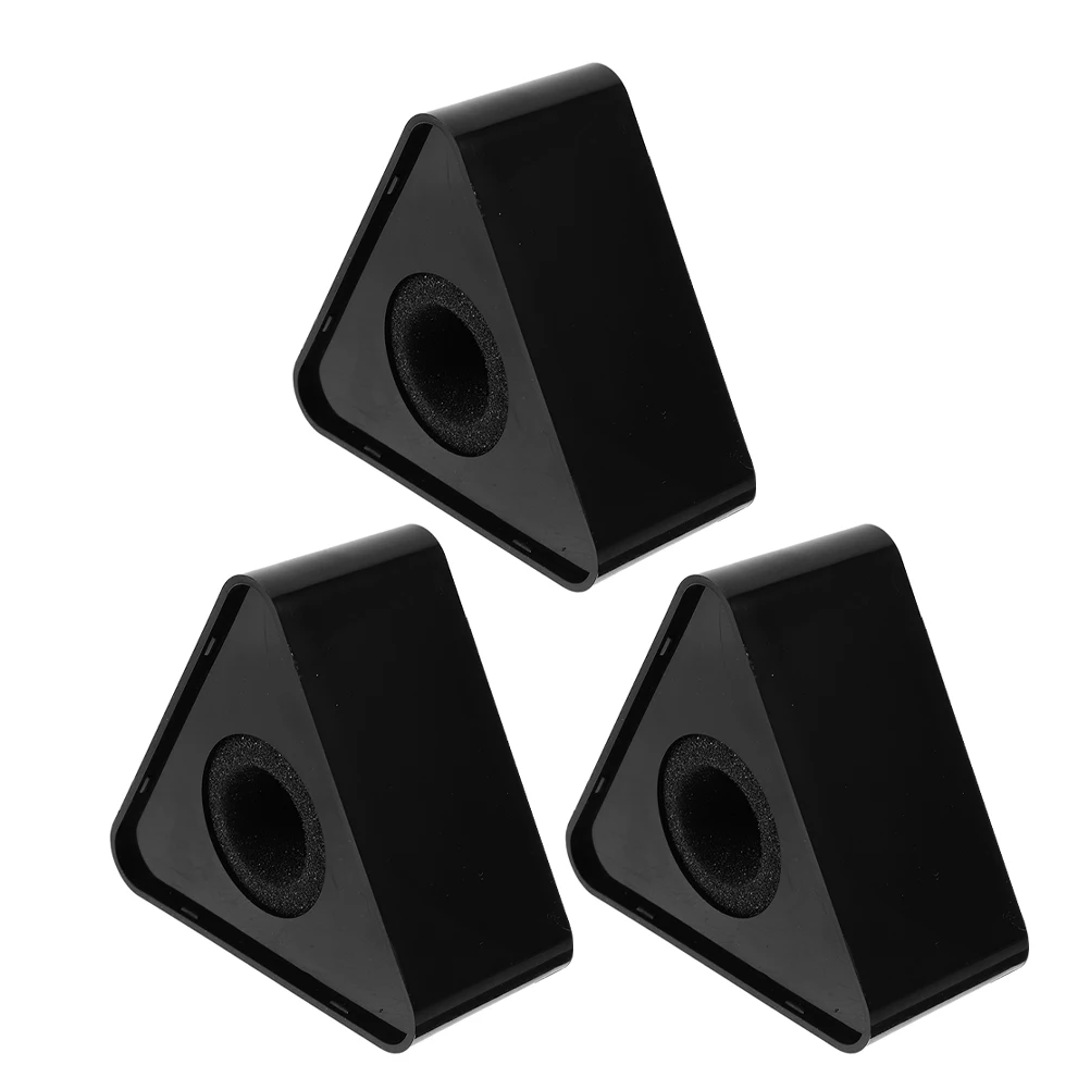 3개 세트 다기능 마이크 플래그 스테이션 스타일리시 디자인 쉬운 설치 전문 인터뷰 로고 마이크 플래그