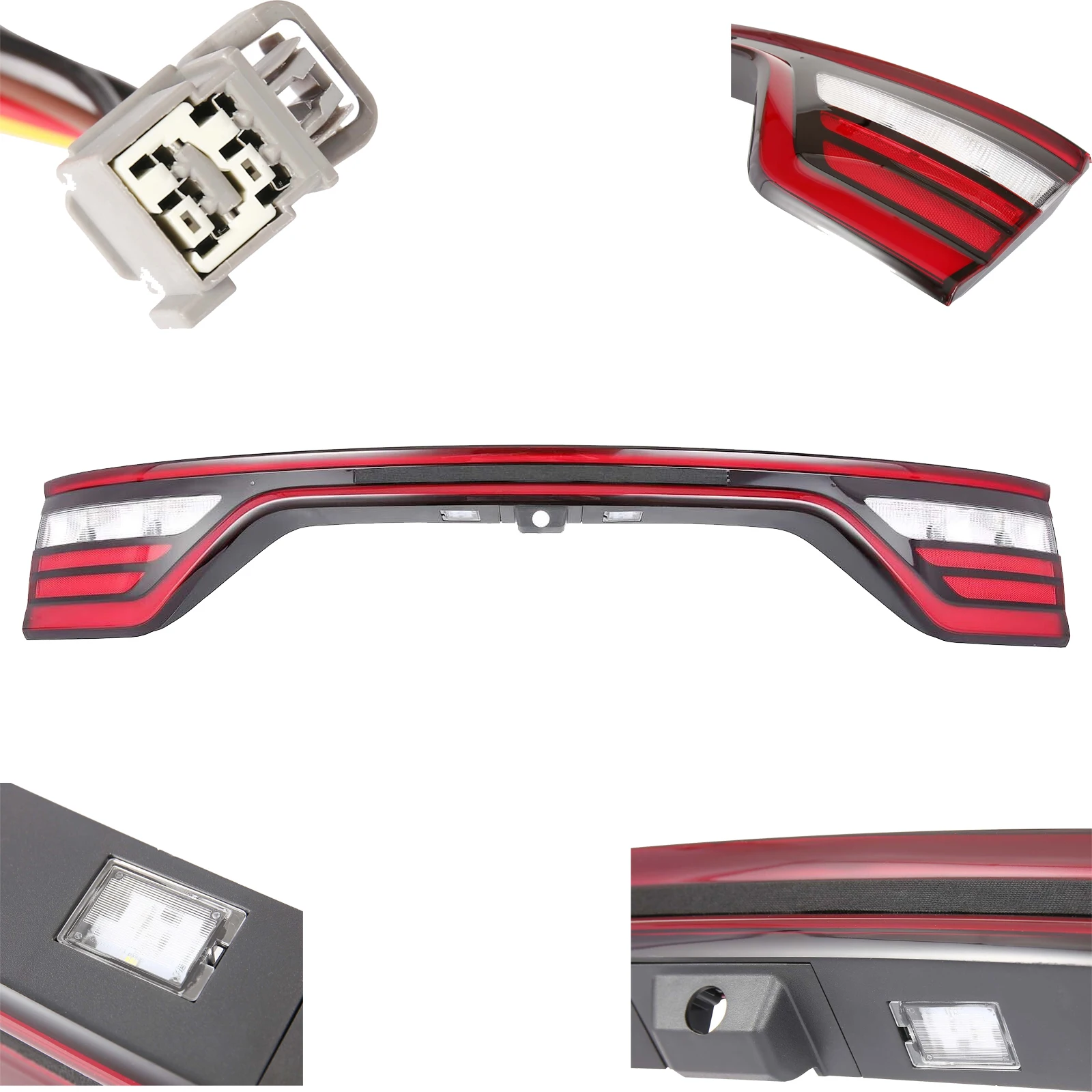 68453659AA  Car Liftgate Taillight Lamps With Camera Hole For 2014-2022 Dodge Durango​ Vehicle Tail light  Car Rear Light Accessories