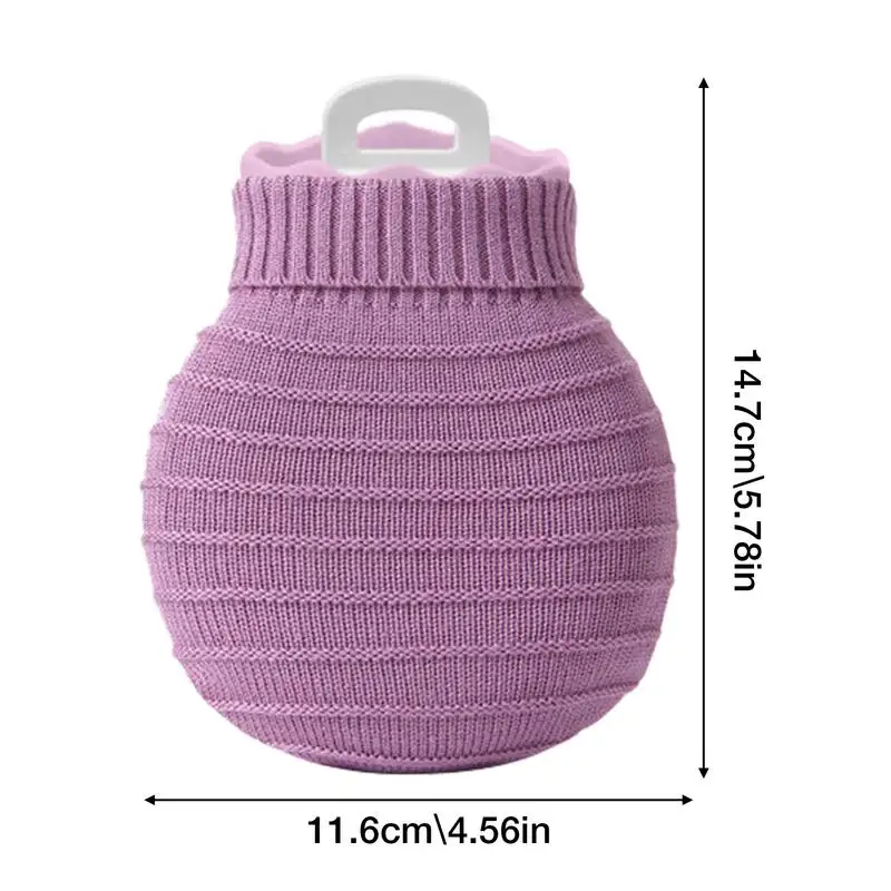 Hot Water Bag Cute Warm Silicone Bag With Cover Warm Water Pack Silicone Hot Bottle Bag Small Cute Hot Water Bottle With Cover