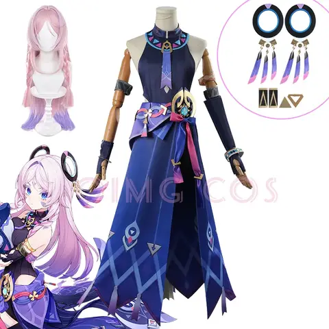 Genshin Impact Citlali-Disfraz de Cosplay, uniforme de carnaval, Anime, Halloween, disfraces de fiesta para adultos, juego de mascarada para mujer