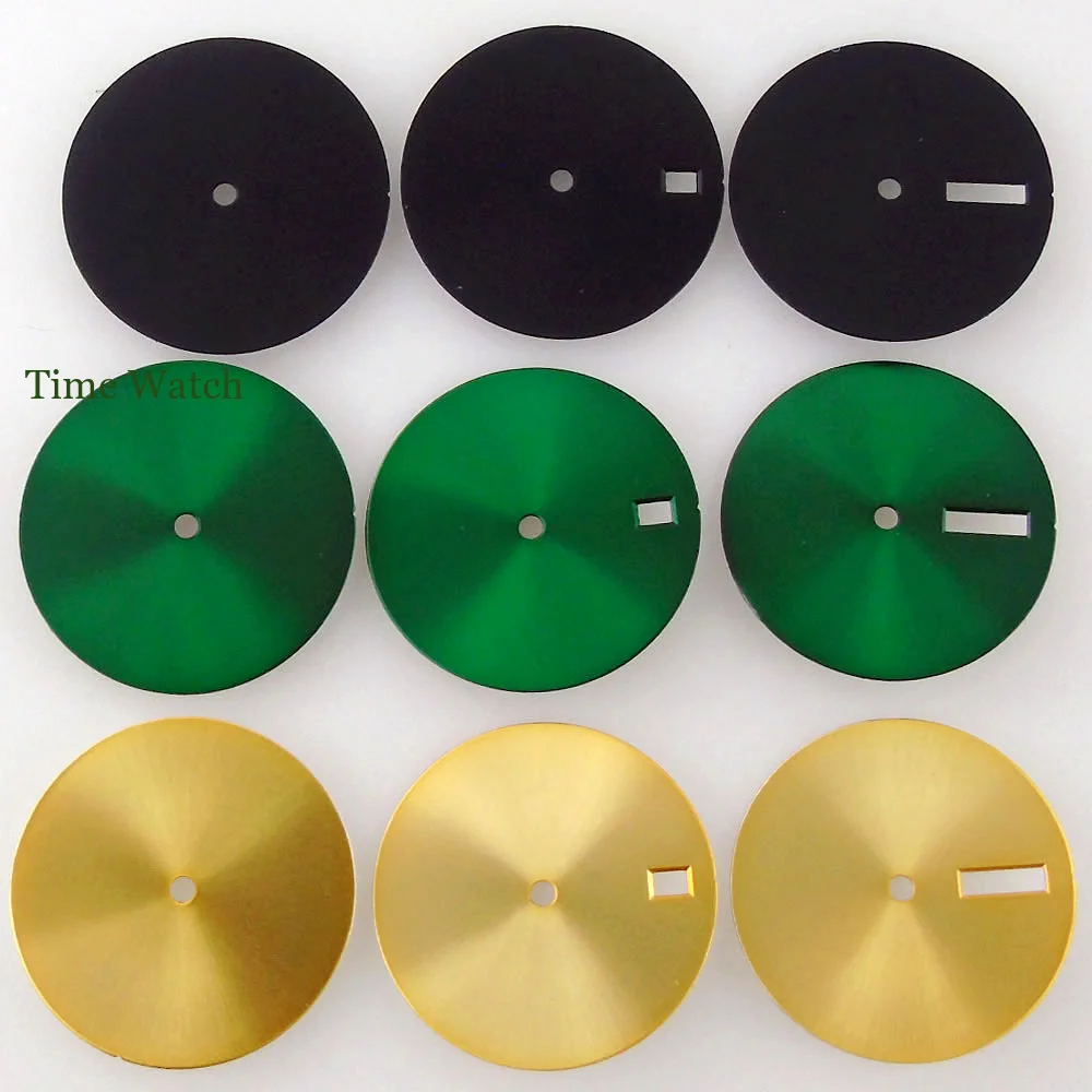 

Sterile Watch Dial 29mm For NH35 Miyota8215 DG2813 ETA2824/2836 Black/Gold/Green