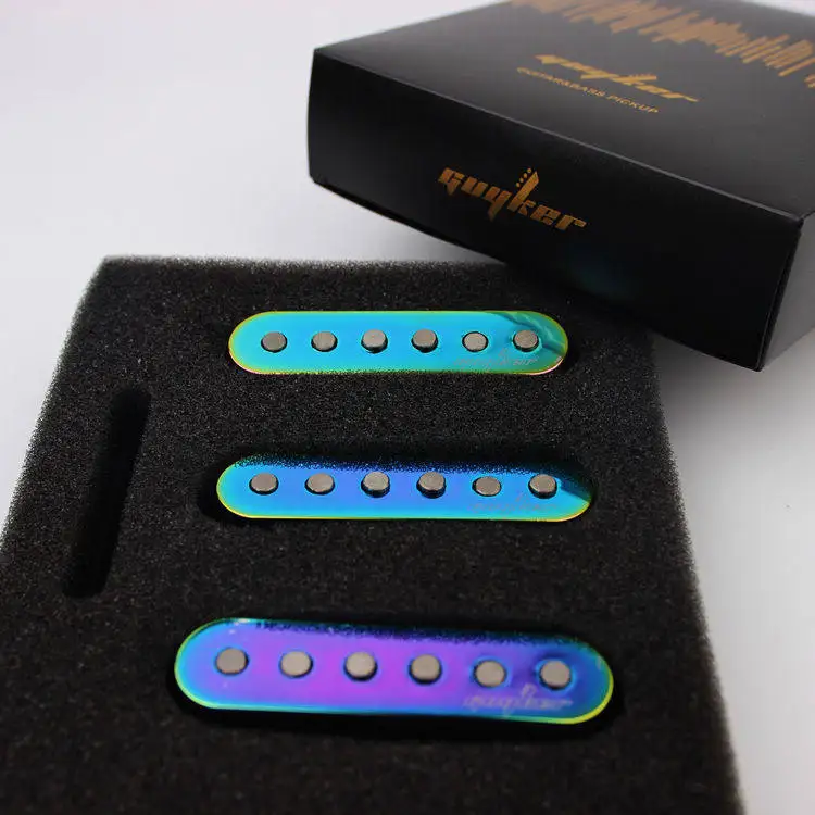 Electric Guitar Pickups Single-coil Pickups Triple-coil SSS Electric Guitar Pickups, AlNiCo Colored Triple-coil Pickups