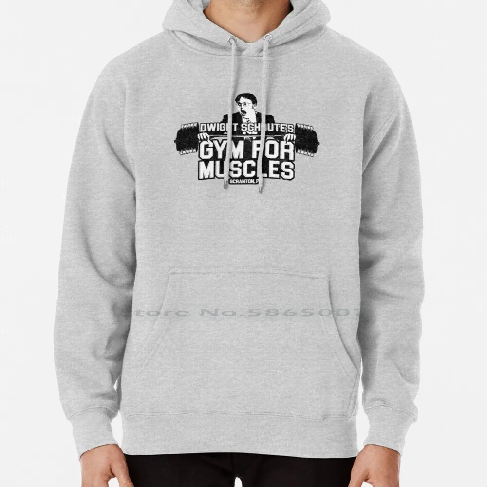 

Dwight Schrute's Gym For Muscles Hoodie Sweater 6xl Cotton The Office Dwight Schrute Jim Halpert Pam Beesly Steve Carrell