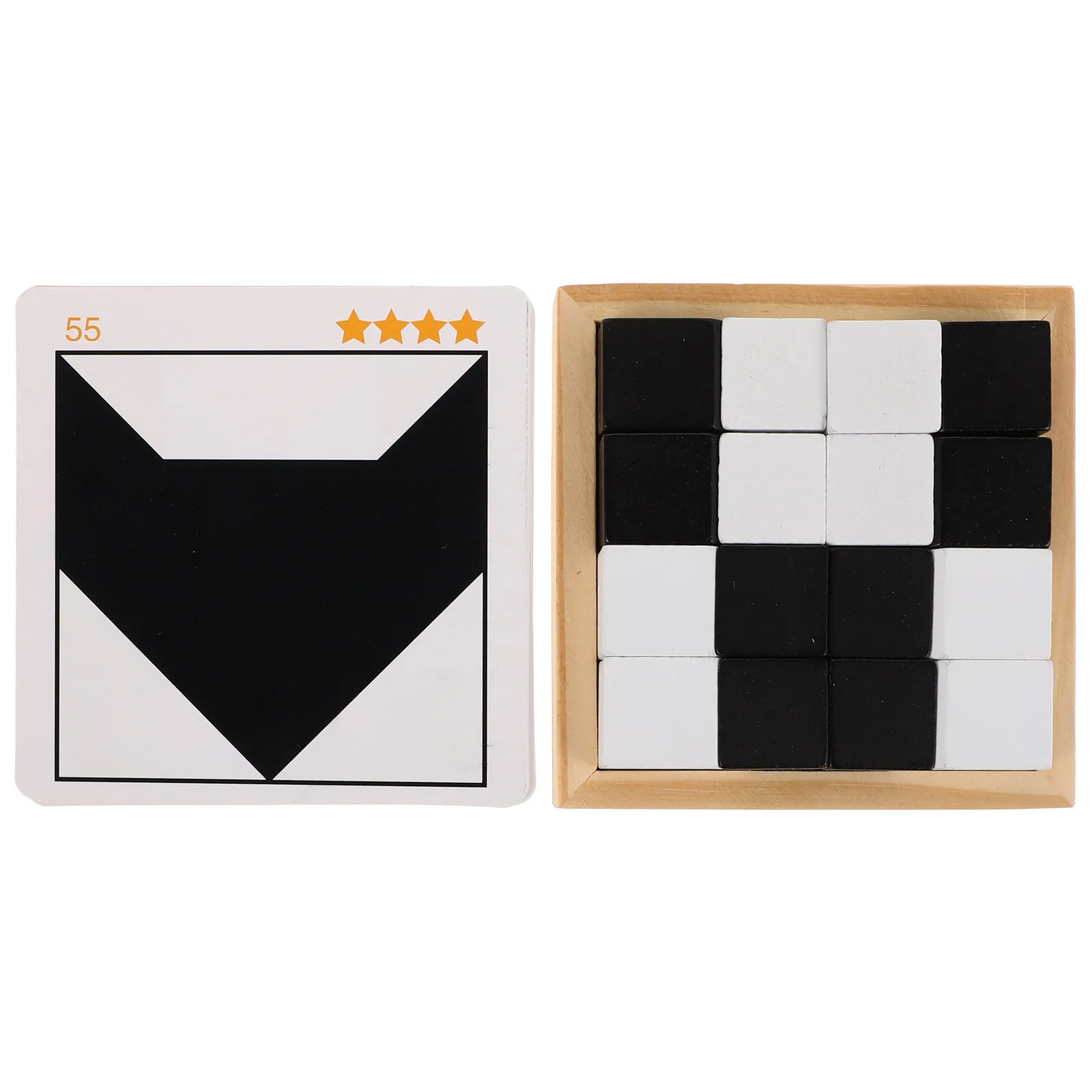 Wooden Puzzle Board for Kids Creative Thinking Interaction Learning Cognitive Development Tabletop