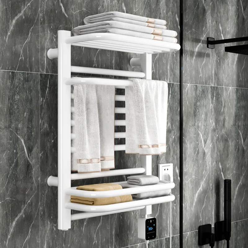 Electric Towel Rack Bathroom Intelligent Heating Drying Rack