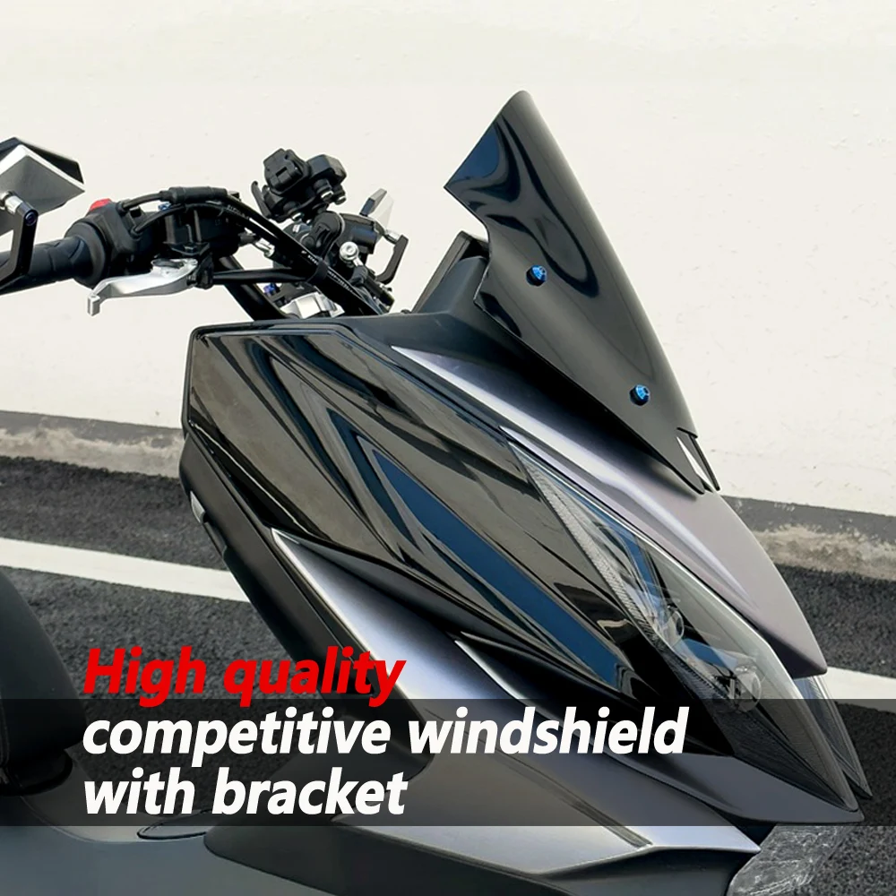 competitive windshield for ZONTES 150X 175X ZT150T-X ZT175T-X Sports front windshield front face windshield cover with bracket