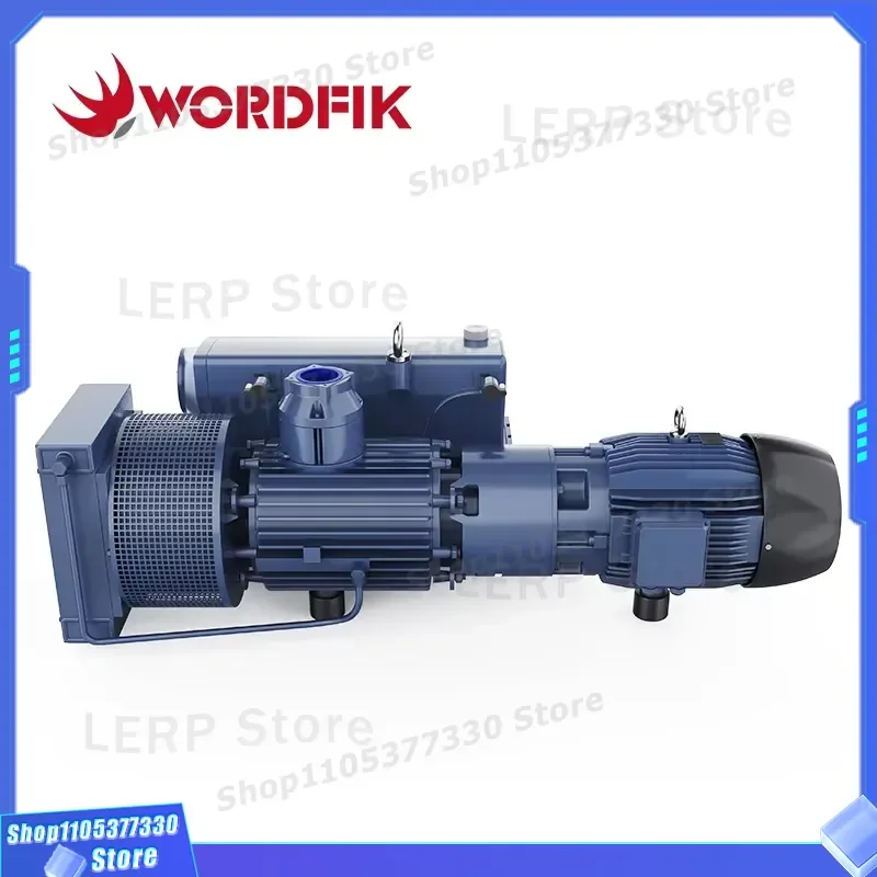 Oil Sealed Rotary Vane Vacuum Pump 15kW 20HP 640m³/h 750m³/h Industry Air Cooled Vacuum Pump for Vapor Extraction Ability