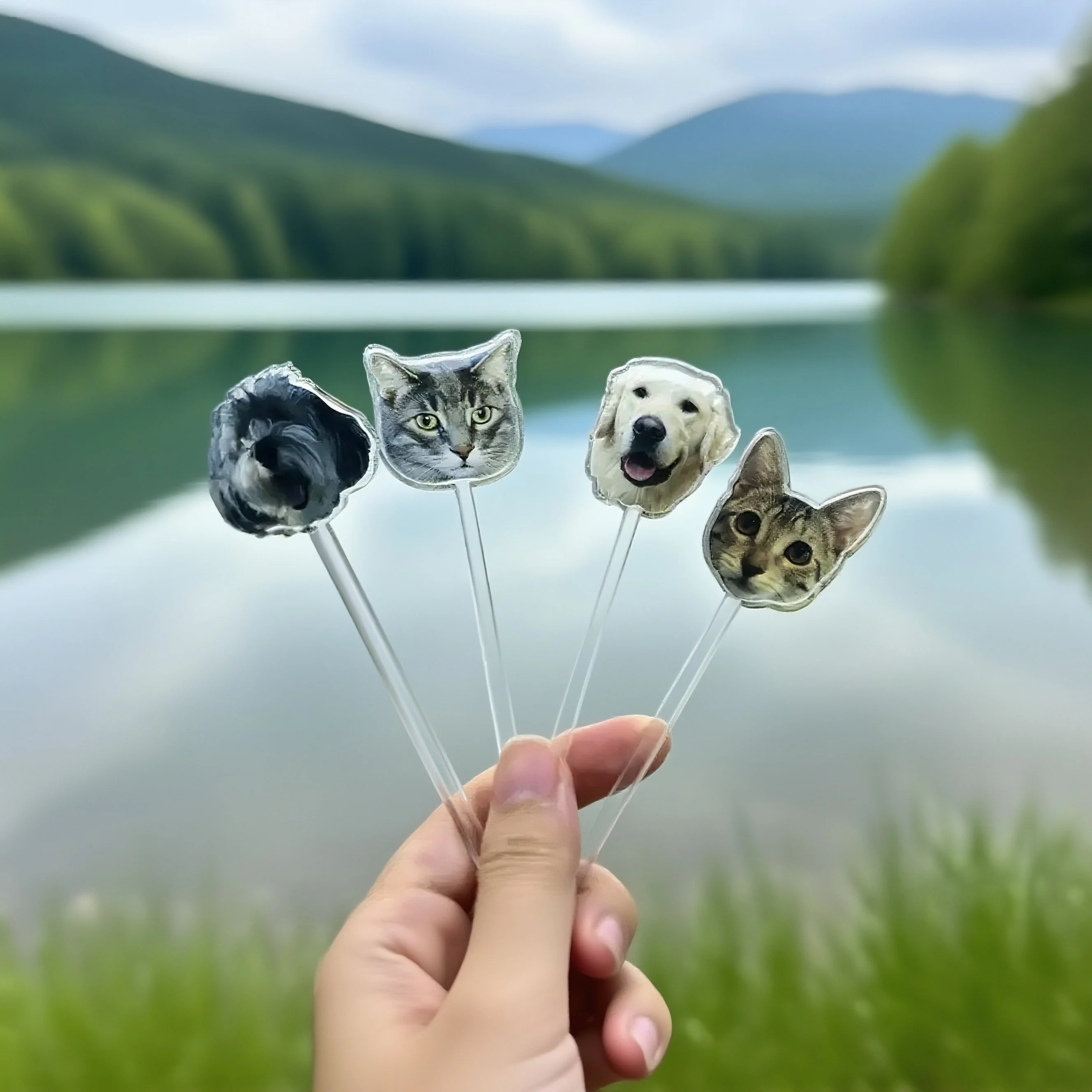 عصا تحريك كوكتيل مخصصة لتزيين مهرجان الزفاف عصا تحريك من الأكريليك لمهرجان حفلات الكوكتيل عصا تحريك