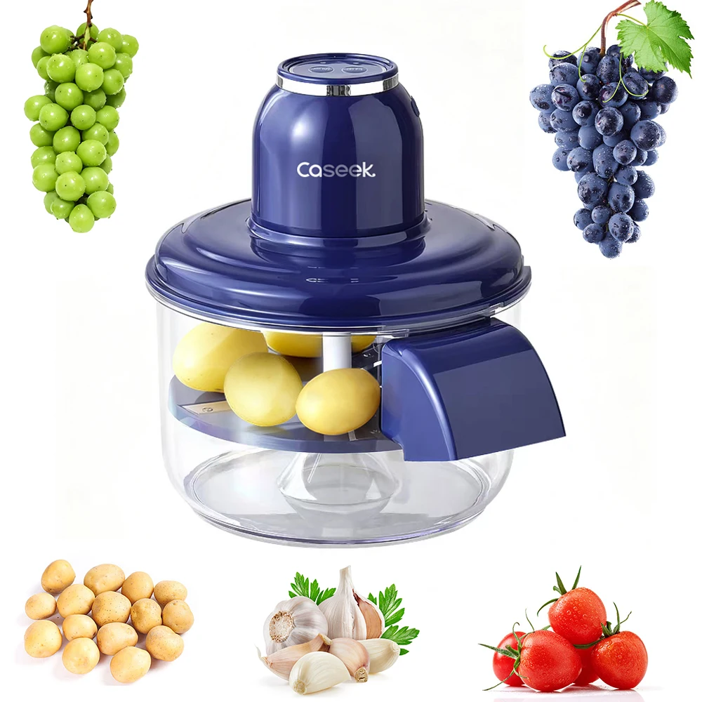 IN STOCK Household Small Wireless Portable Automatic Fruit and Vegetable Peeler Electric Potatoes Garlic Grape Peeling Machine