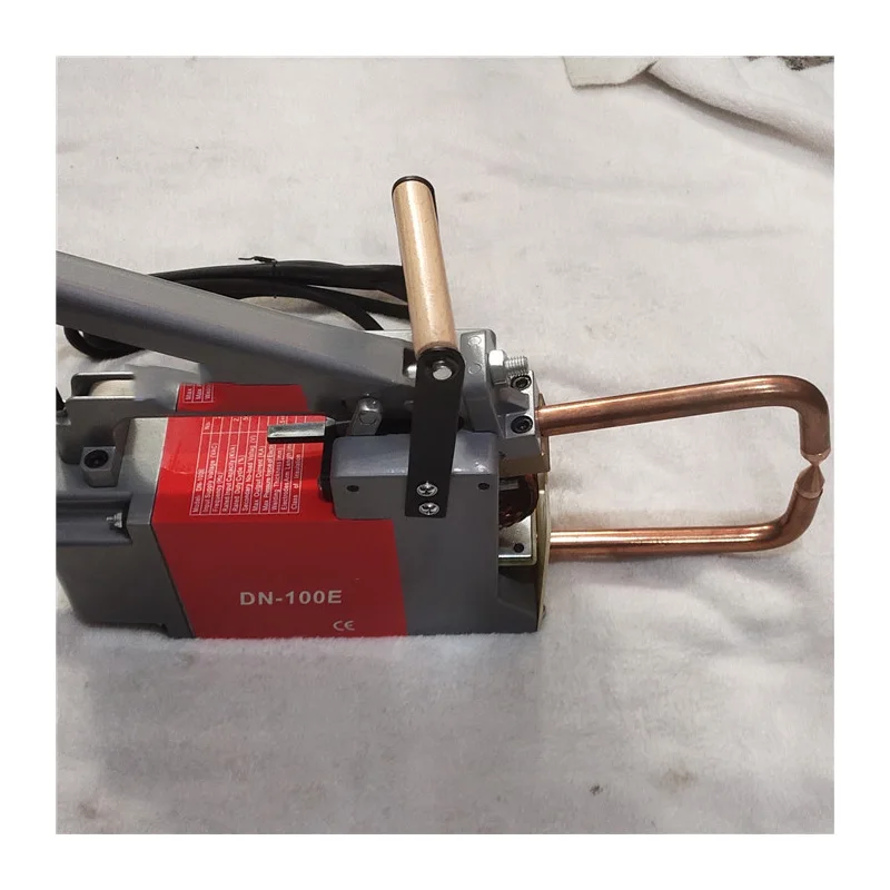 DN-100E Handheld Portable Spot Welder Bridge Corrugated Pipe Steel Belt Connection Machine Butt Welder Auto Sheet Metal