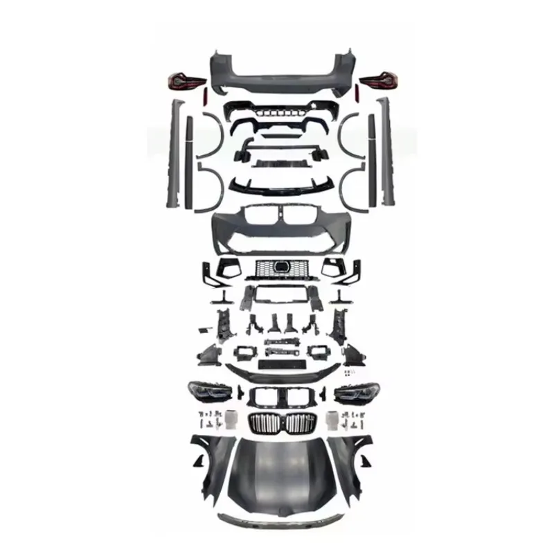 New High Quality Front Bumper Upgrade Kit for X3 F25 2011-2018 to 2023 X3m F97 LCI Bolt-On Plug+Play Installation