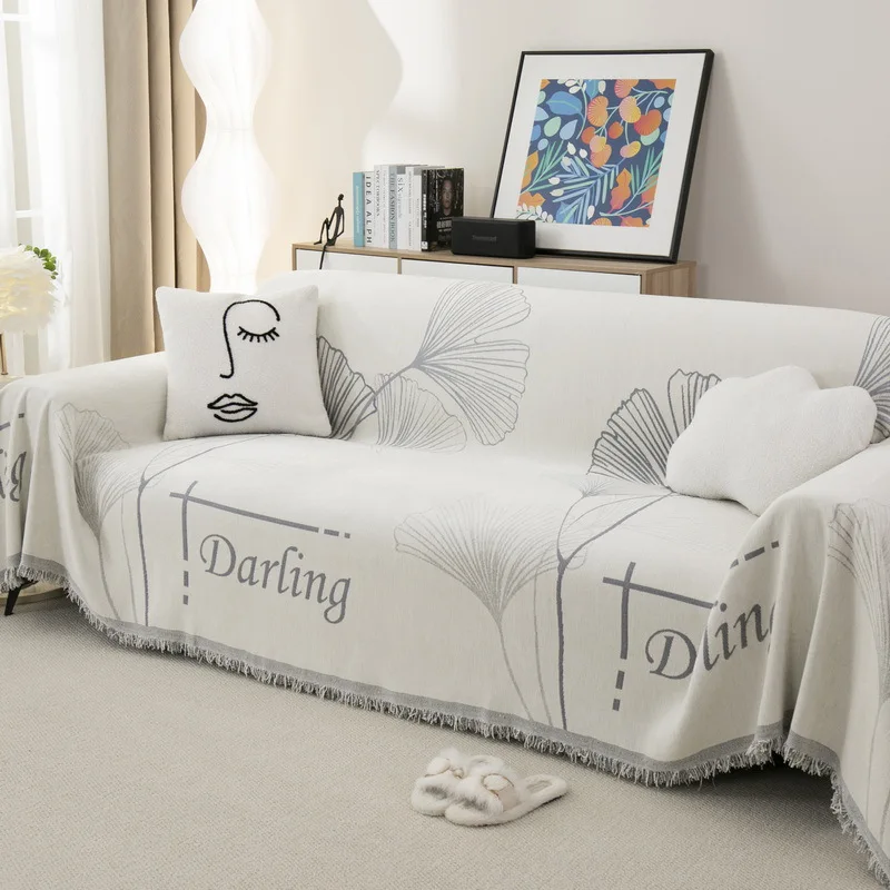 Sofa Cover Blanket Multi Functional Couch Chair Tapestry Non-Slip Cloth Sofa Cushion Decorative Dust Cover Furniture Protector
