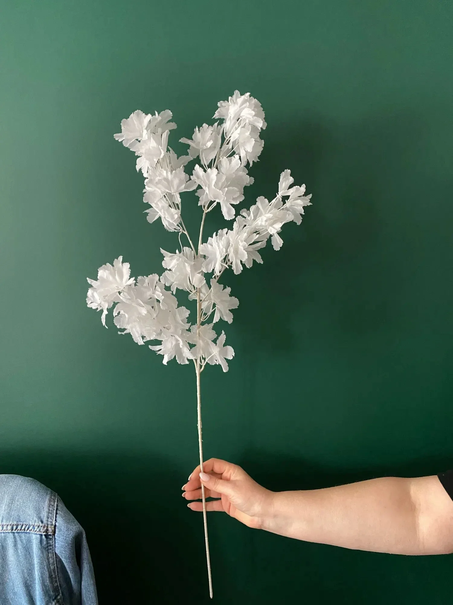 Großpackung Weiße Künstliche Gypsophila-Kirschblütenzweige 50-500 Stück Künstliche Schleierkraut-Blumenstiele für Hochzeitsbogen Brautparty – Detail 3