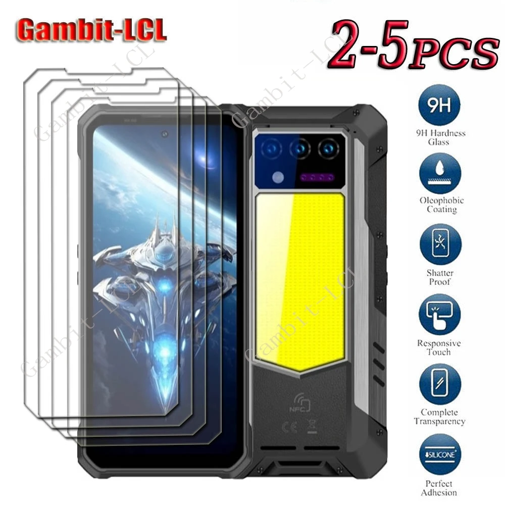 2-5PCS 9H HD Tempered Glass For Oukitel WP100 Titan 6.8" OukitelWP100 WP100Titan  Screen Protective Protector Cover Film