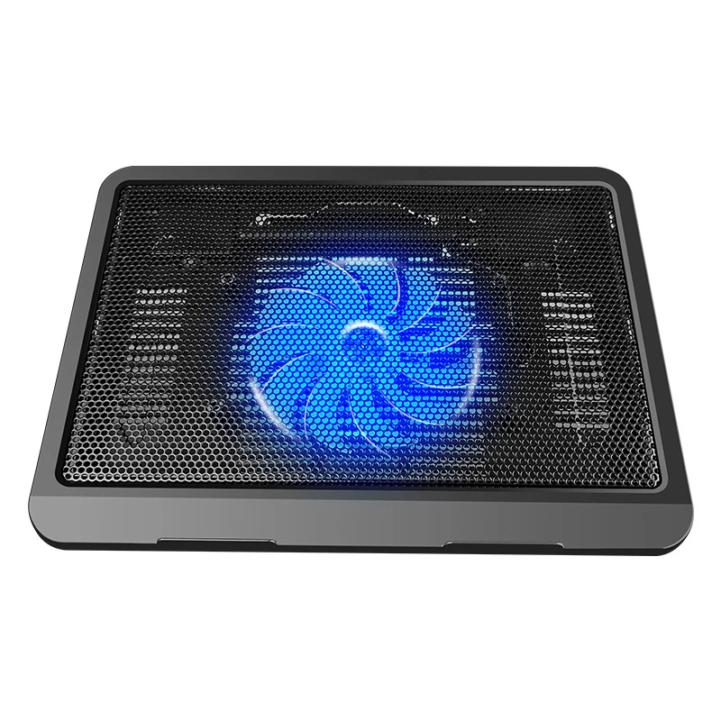 

Laptop Cooling Base N19 USB 10/12/14 inch Universal Large Powered Portable Silent Fan Radiator Luminous Cooling Pad Laptop Stand