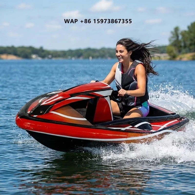 JINCHUANG Shark DH-02 50 km/h Kart Board Surfing High Performance Commercial Water Jets Ternary Lithium Electric Karting Boat