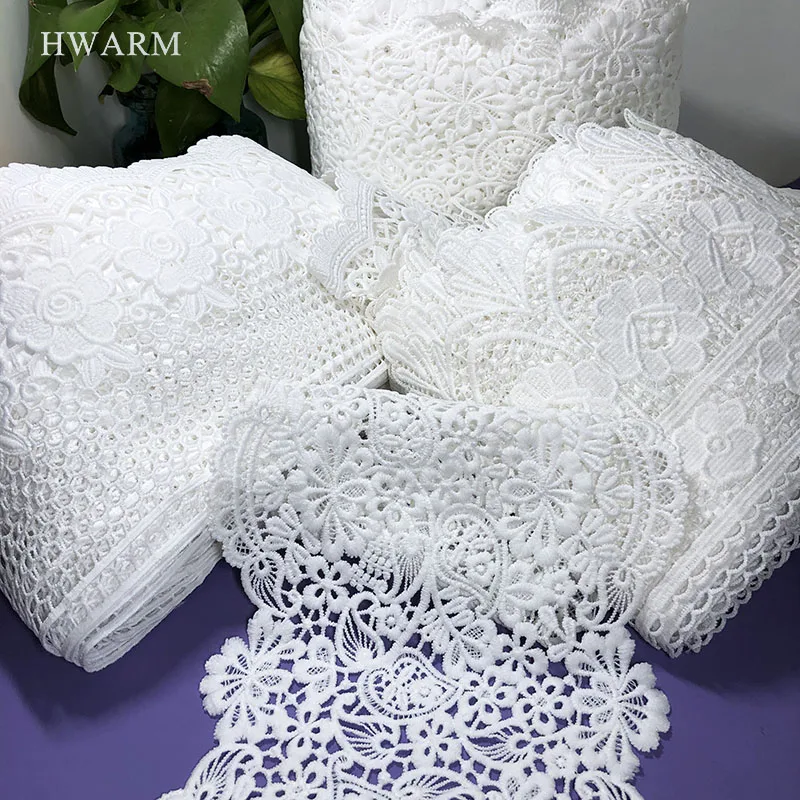 Sewing Accessories Wedding Decoration For Home African Lace Fabric 2022 Diy Handwork Needlework Skirt Trim Curtain Pillow Sheet