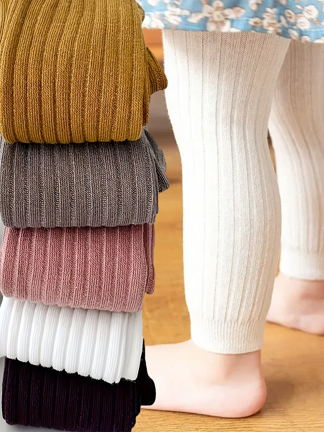 Spring Autumn Baby Boys Girls Pants Newborn Girls Leggings Tights Cotton Stretch Kids Children Knitting Trousers for 0-36 Months