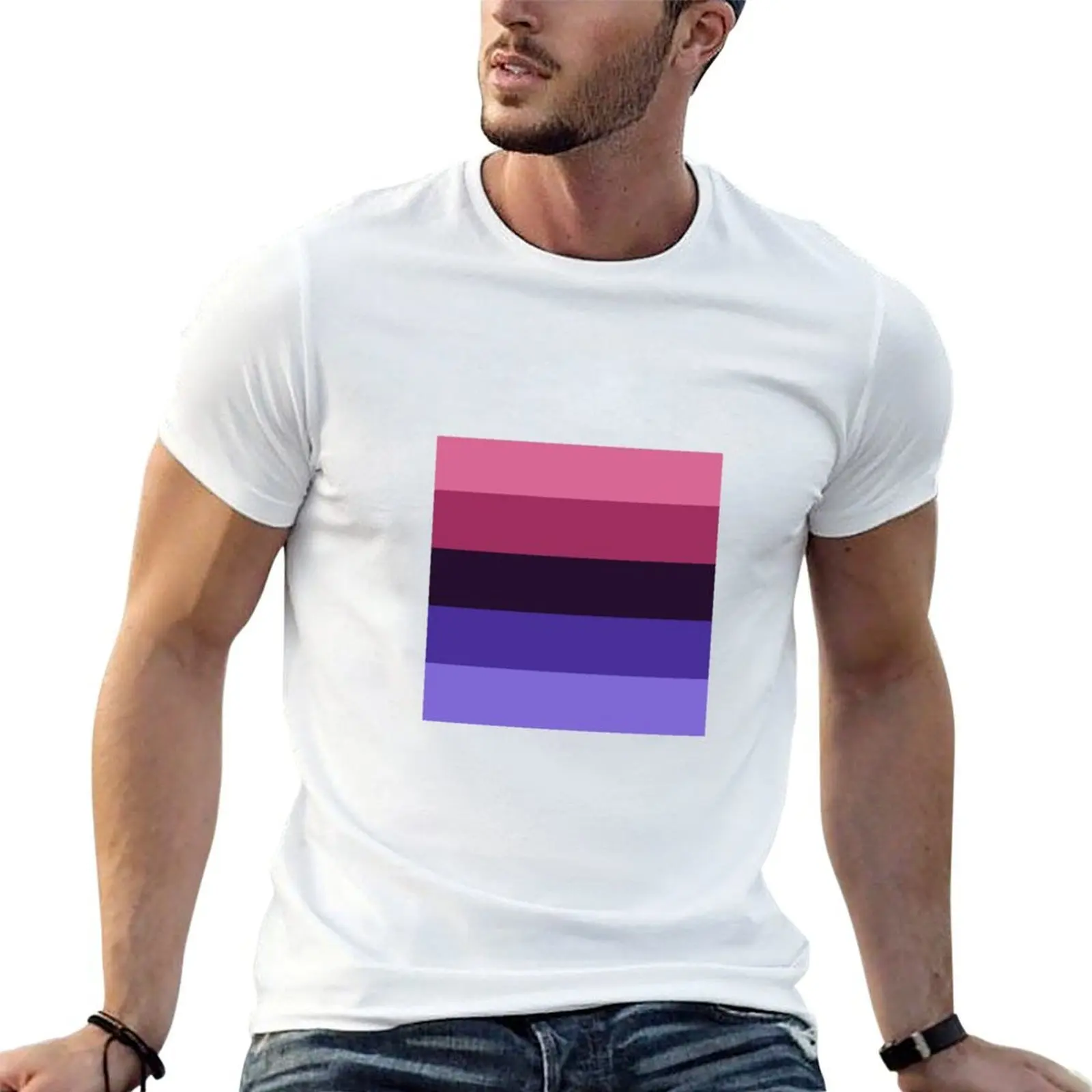 

Omnisexual Pride Flag T-Shirt t shirts for man graphic vintage funny t shirts cotton t shirt man designer T-Shirt