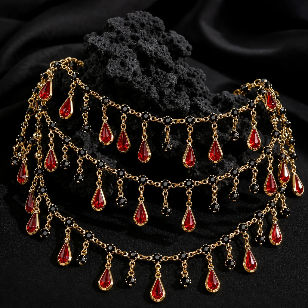 0.5/1m Teardrop Rhinestone Tassel Handmade Chain DIY Necklace Bracelet Women Jewelry Making Accessories Clothing Materials Craft