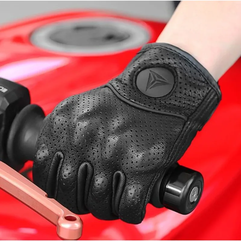 

Motorcycle Gloves Men's and Women's Motorcycle Leather Carbon Bike Winter Gloves Motorcycle Motocross ATV