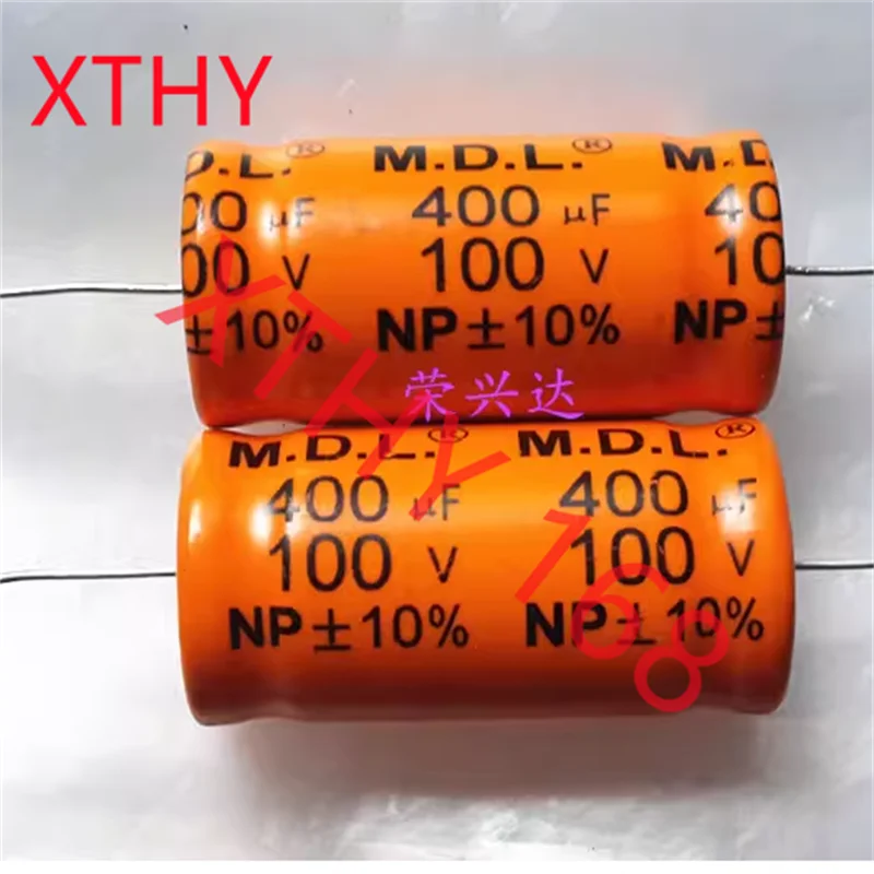 100V400UF 400UF100V brand new original non-polar NP gallbladder machine axial horizontal electrolytic capacitor 22 * 41